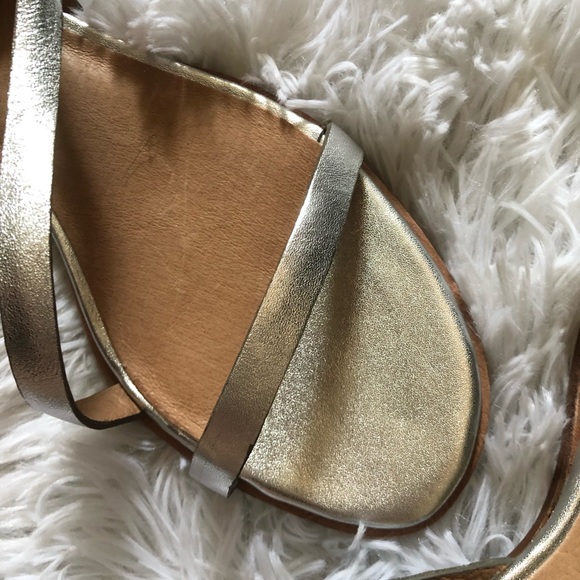 Madewell Silver Heidi Slingback Sandals - 7 - Picture 5 of 10